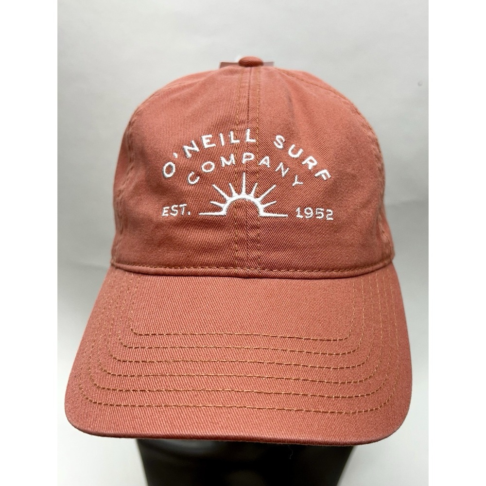 O'Neill Surf Company Irving Dad One Size Soft Orange Ball Cap Hat (Y1)